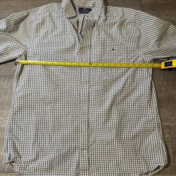 Vineyard Vines Classic Fit Tucker Button Front Shirt Mens Size Large Cotton Golf - Picture 9 of 10